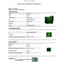 1.56 Ct. Emerald from Colombia - Muzo Pdf